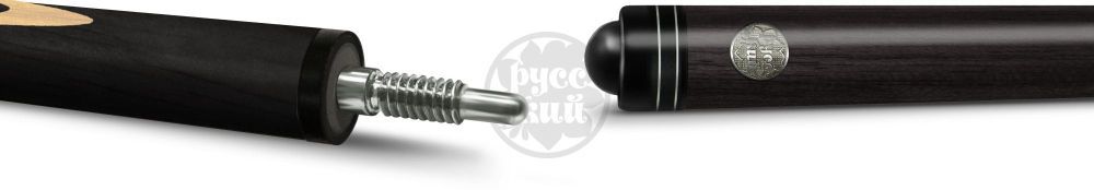 10-1-ПУЛ Кий "Классик 11-запильный" 2 РС, черн.граб/граб(РК)