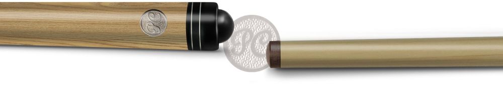 11-10-ПУЛ Кий "Классик 7 запилов" 1 РС, ясень/черн.граб(РС)