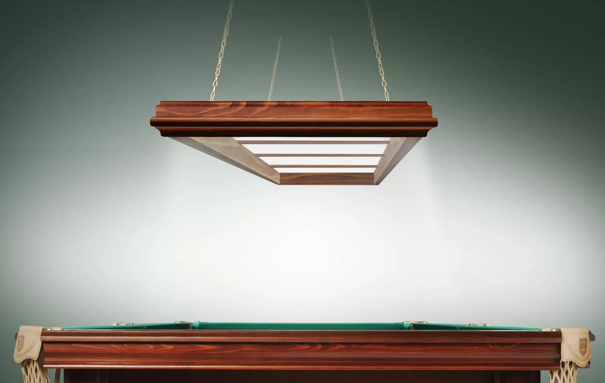 Лампа "Evolution" 4 секции ясень