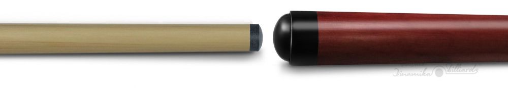 1-4-Пул Кий "Звездочка" 1 РС, турняк-граб,цвет амарант