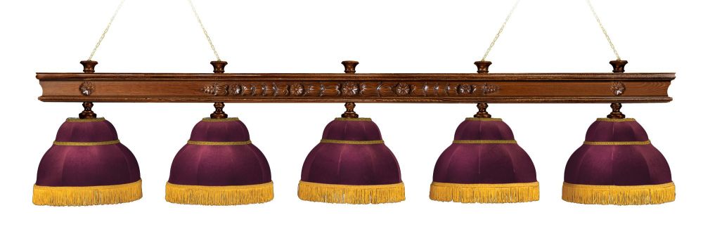 Лампа "Ампир" 5пл. ясень / клён