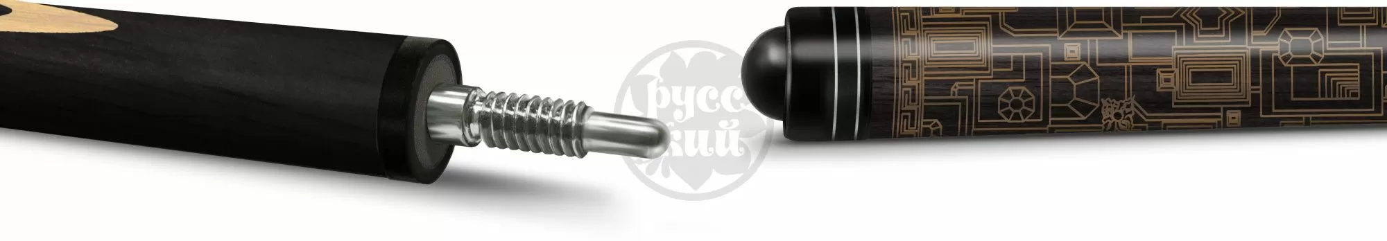 16-1-Р Кий "Версаче 9-запилов" 2 РС, черн.граб/граб(РК)