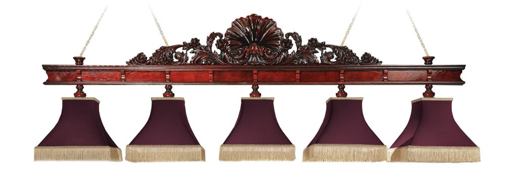 Лампа "Неаполь" 5 пл. ясень / клён