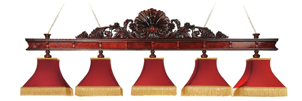 Лампа "Неаполь" 5 пл. ясень / клён