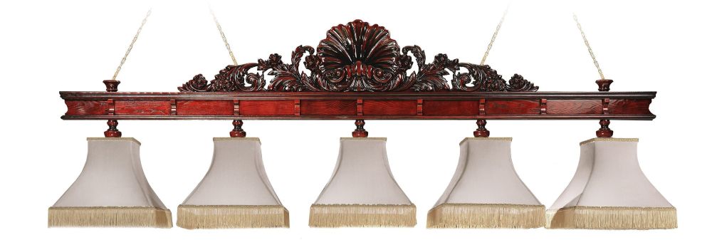 Лампа "Неаполь" 5 пл. ясень / клён