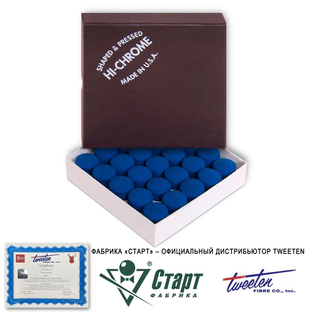 Наклейка Tweeten Hi Chrome 14 мм (50 шт)