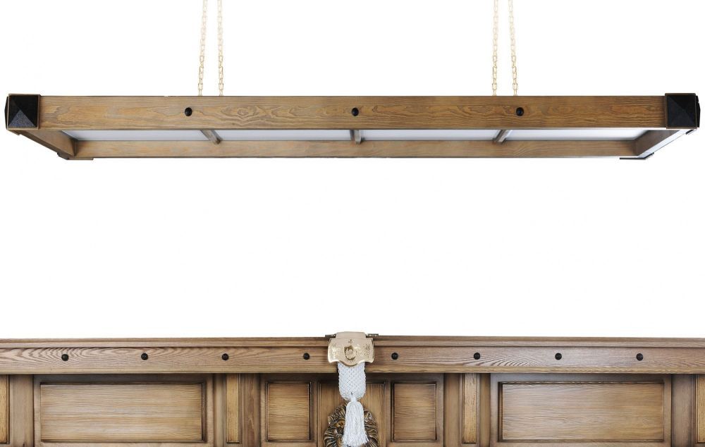 Лампа "Evolution Охота" 4 секции сосна, МДФ