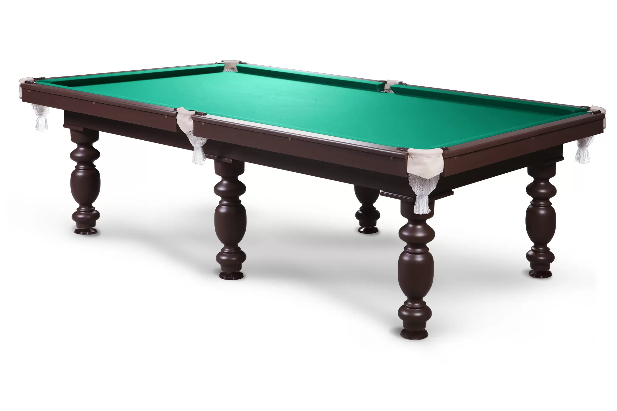 Домашний 6 фт Пул, Сосна, Конструкция сборная ДСП, 16 мм, сукно - King, цвет светлый орех