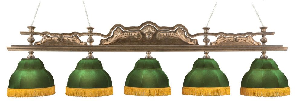 Лампа "Император Голд" 5пл. ясень / клён