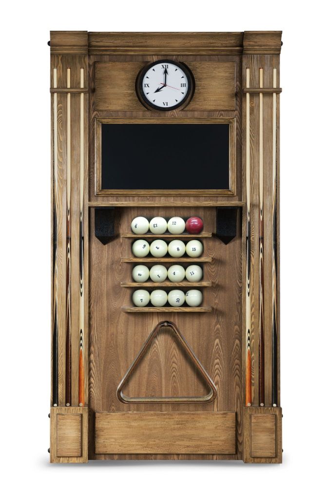 Киевница "Охота" К-21 с часами сосна, МДФ