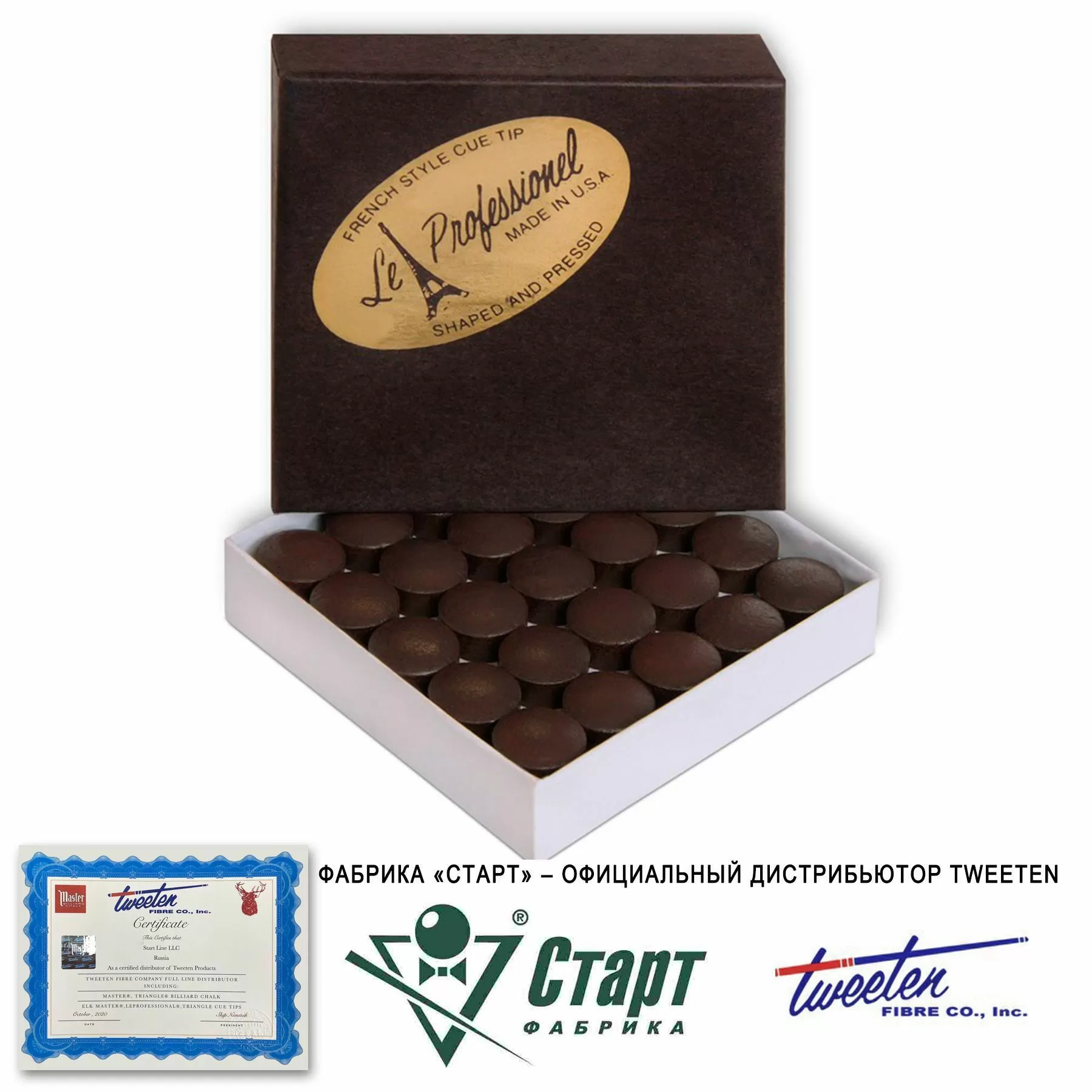 Наклейка Tweeten Le Professionel 12,5 мм (50 шт)