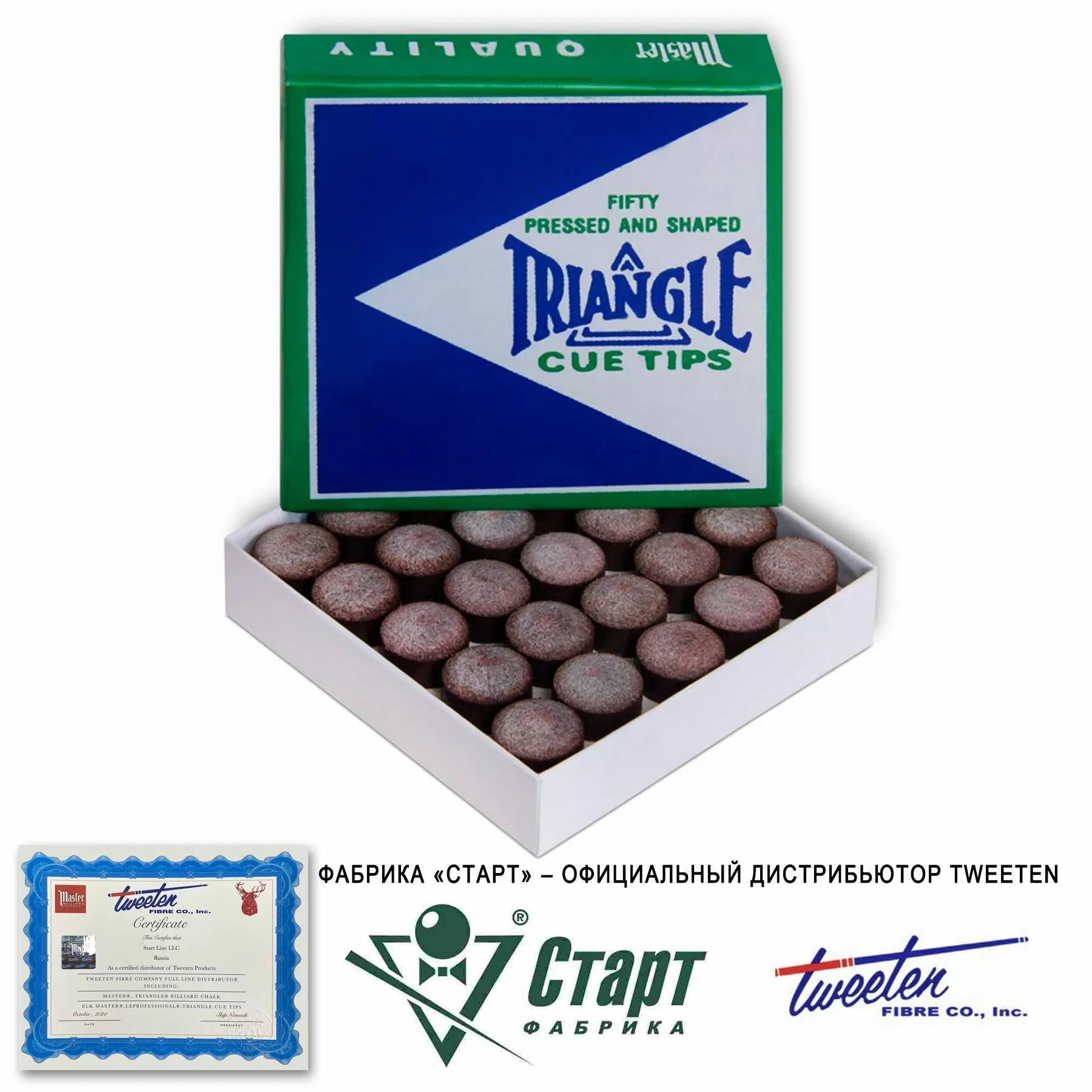 Наклейка Tweeten Triangle 12 мм (50 шт)