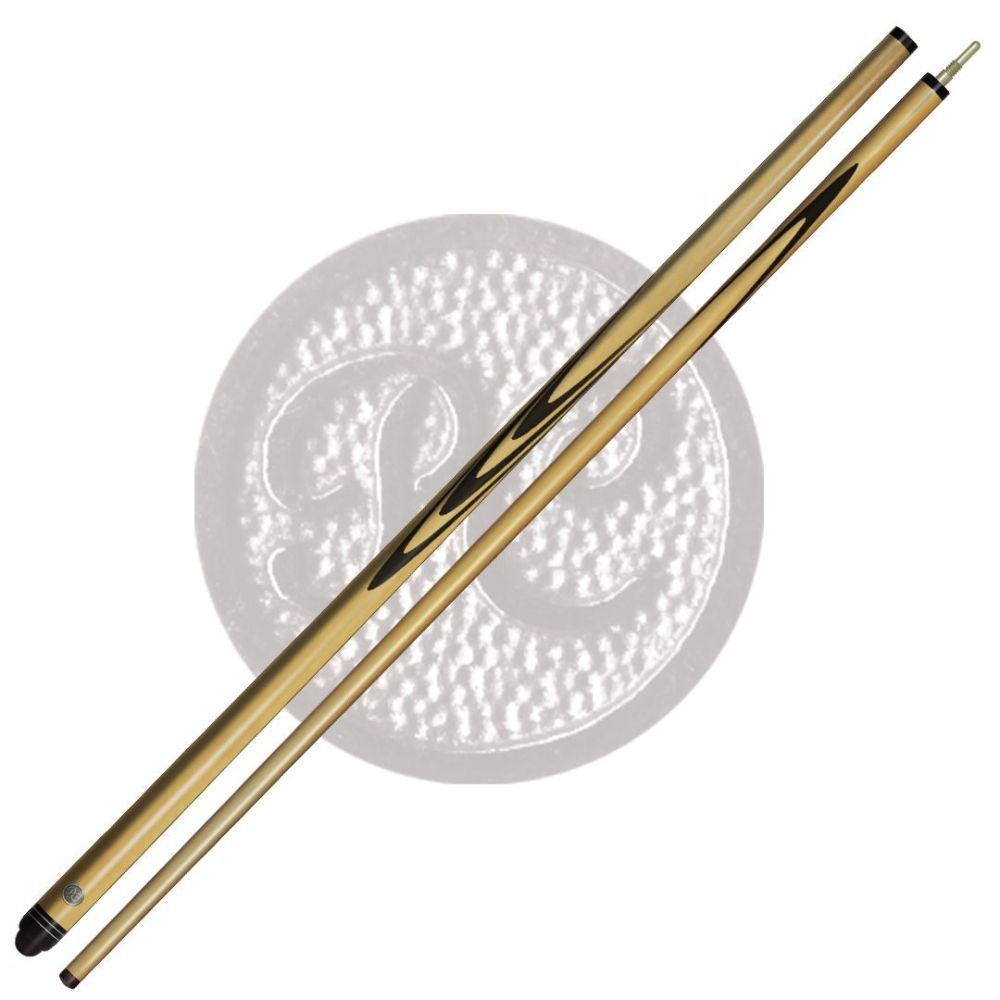 16-3-Пул Кий "Классика 6-запилов" 2 РС, черн.граб/граб(РС)