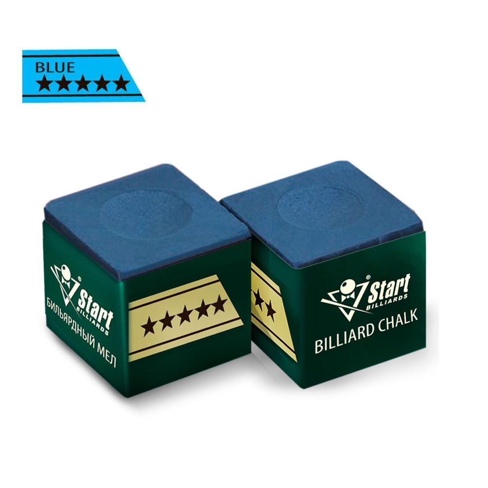 Мел Startbilliards 5 звезд синий (2шт)