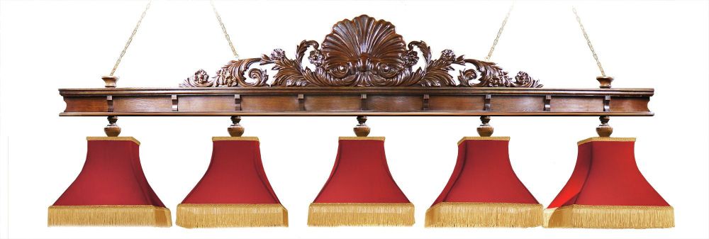 Лампа "Морская" 5пл. ясень / клён