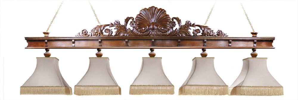 Лампа "Морская" 5пл. ясень / клён