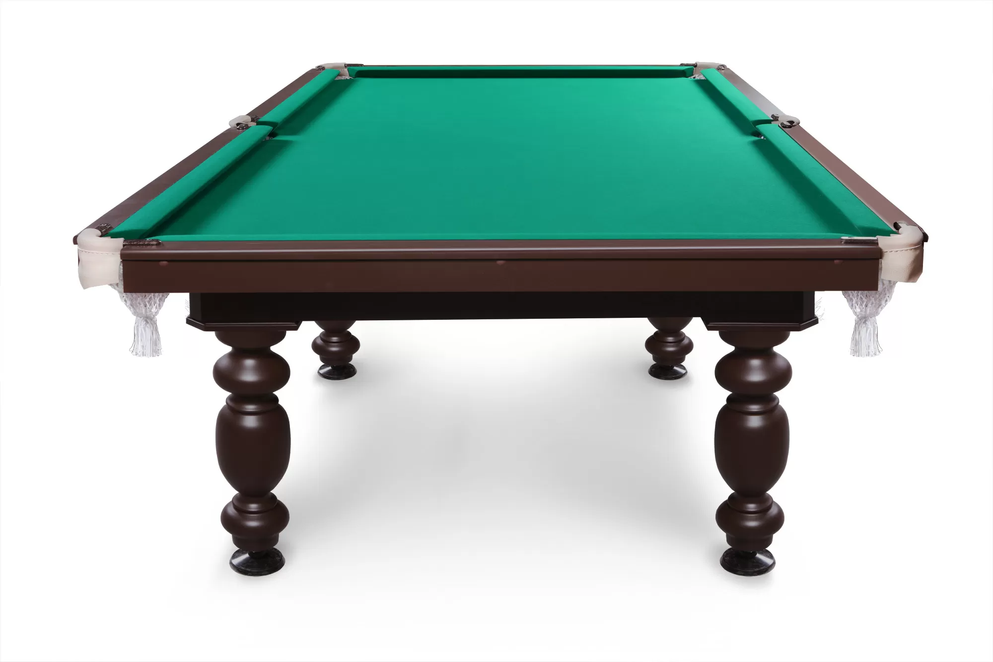 Домашний 6 фт Пул, Сосна, Конструкция сборная ДСП, 16 мм, сукно - King, цвет светлый орех