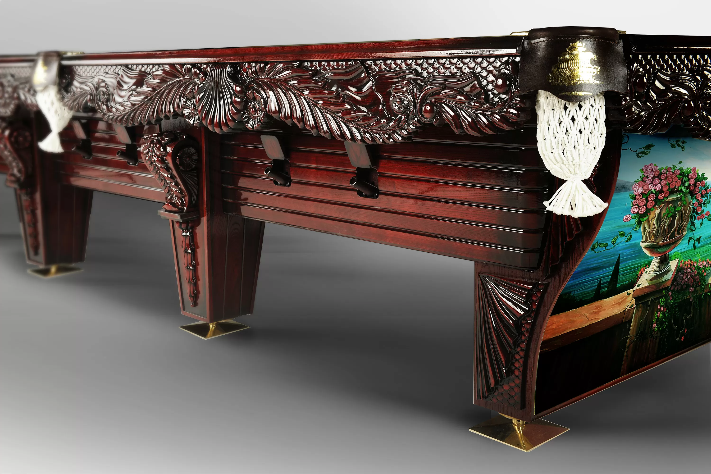 Неаполь 10 фт Пирамида Массив ясеня/клен Сланец Orero, 40 мм