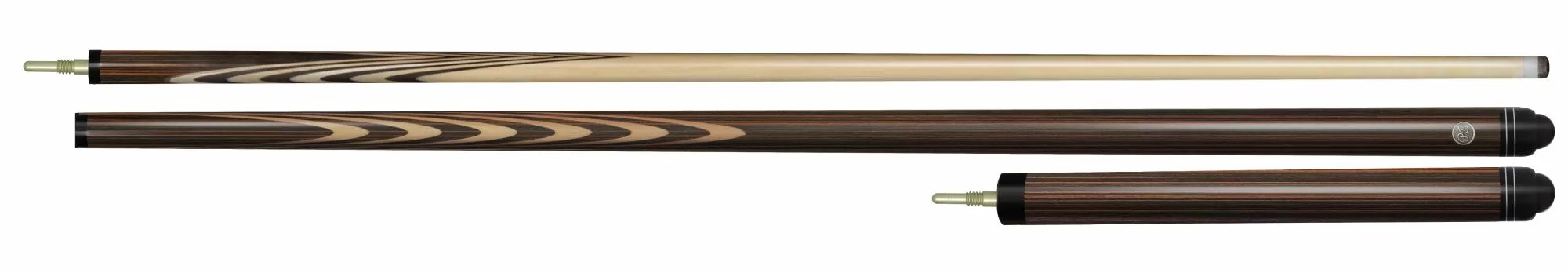 10-2У Кий "Классик 17-запильный с удлинителем" 2 РС, эбен