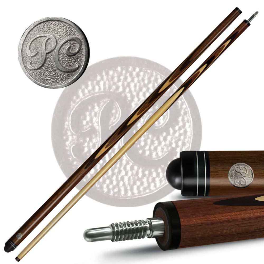 10-10-ПУЛ Кий "Классик 11-запильный" 2 РС, черн.граб/лайствуд(РС)