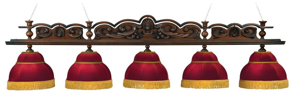 Лампа "Ренессанс" 5пл. ясень / клён