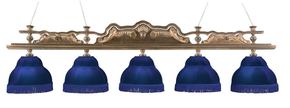 Лампа "Император Голд" 5пл. ясень / клён