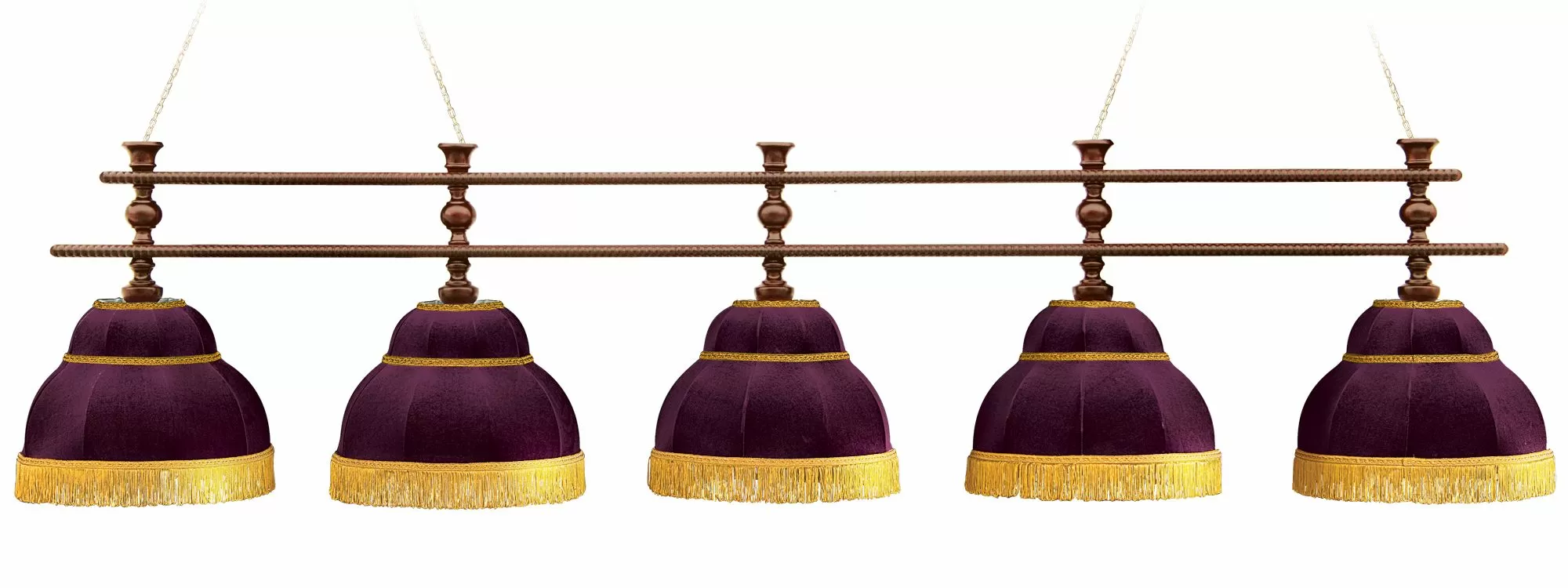 Лампа "Барон-Люкс" 5пл. ясень