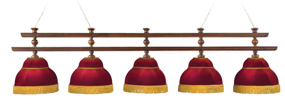 Лампа "Ливерпуль" 5пл. ясень