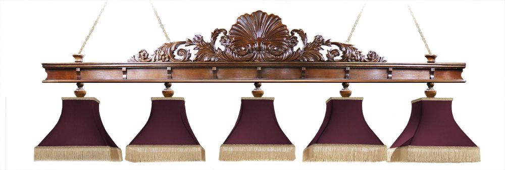 Лампа "Морская" 5пл. ясень / клён