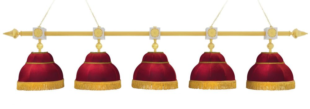 Лампа "Антика" 5пл. граб