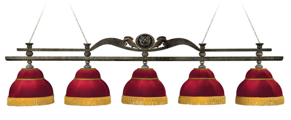 Лампа "Лео II" 5пл. клен