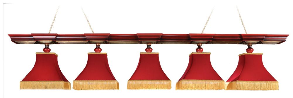 Лампа "Дракон" 5пл. ясень / клен