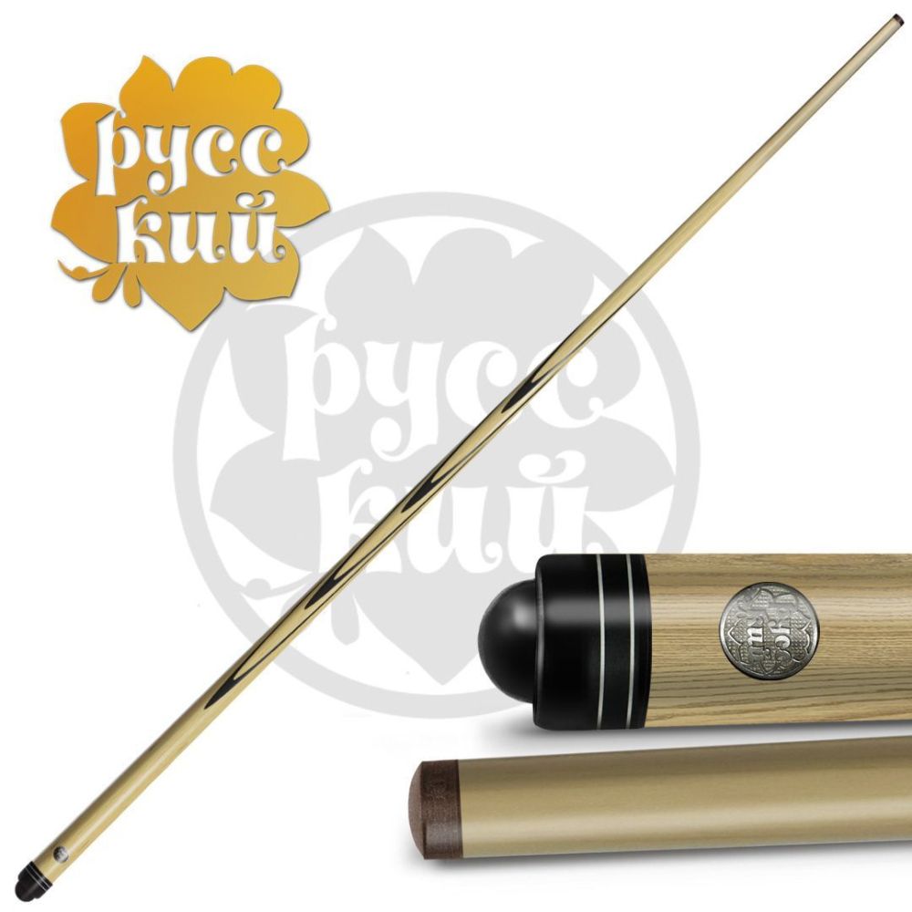 11-10-ПУЛ Кий "Классик 7 запилов" 1 РС, ясень/черн.граб(РК)