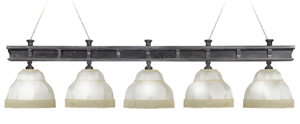 Лампа "Президент Сильвер" 5пл. ясень / клён