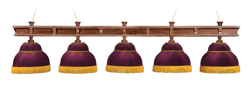 Лампа "Президент" 5пл. ясень