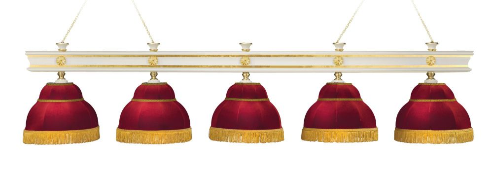 Лампа "Моцарт" 5пл. граб