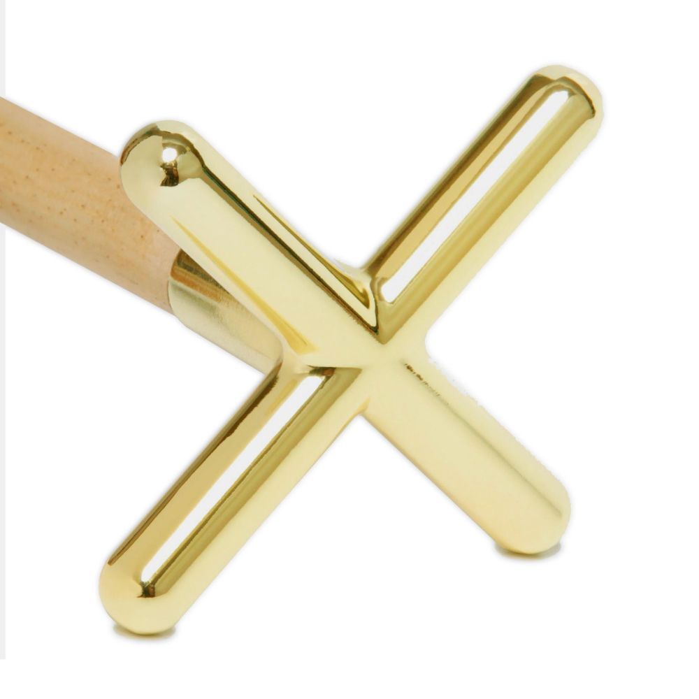 Насадка на кий крест золотой