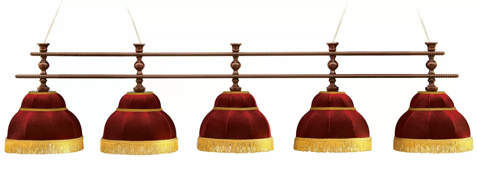 Лампа "Барон-Люкс" 5пл. ясень