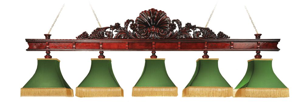 Лампа "Неаполь" 5 пл. ясень / клён