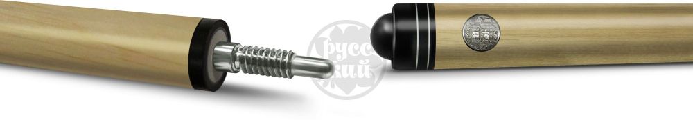 16-5-ПУЛ Кий "Классика 3-запила" 2 РС, черн.граб/граб(РК)