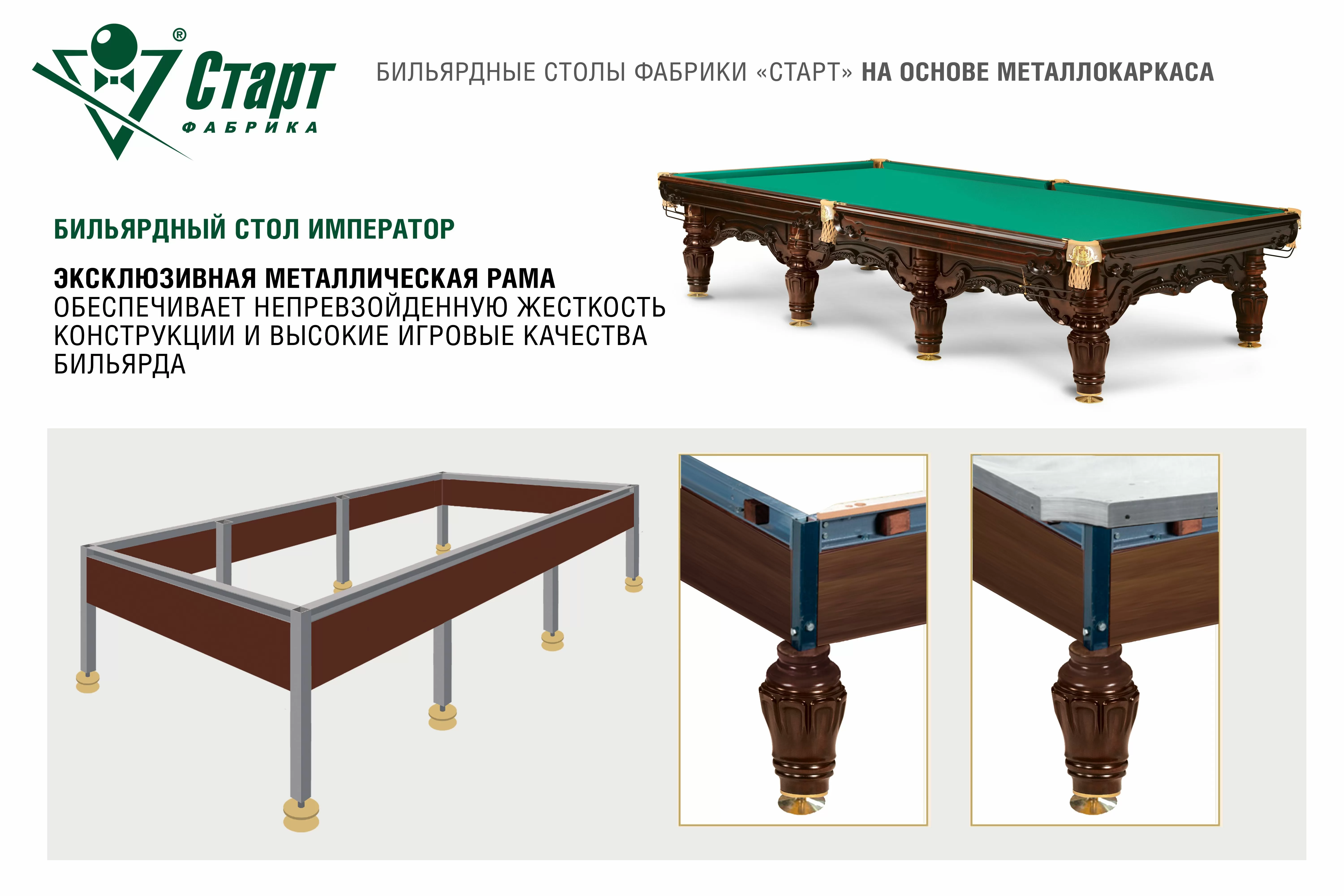 Бильярдный стол Император
