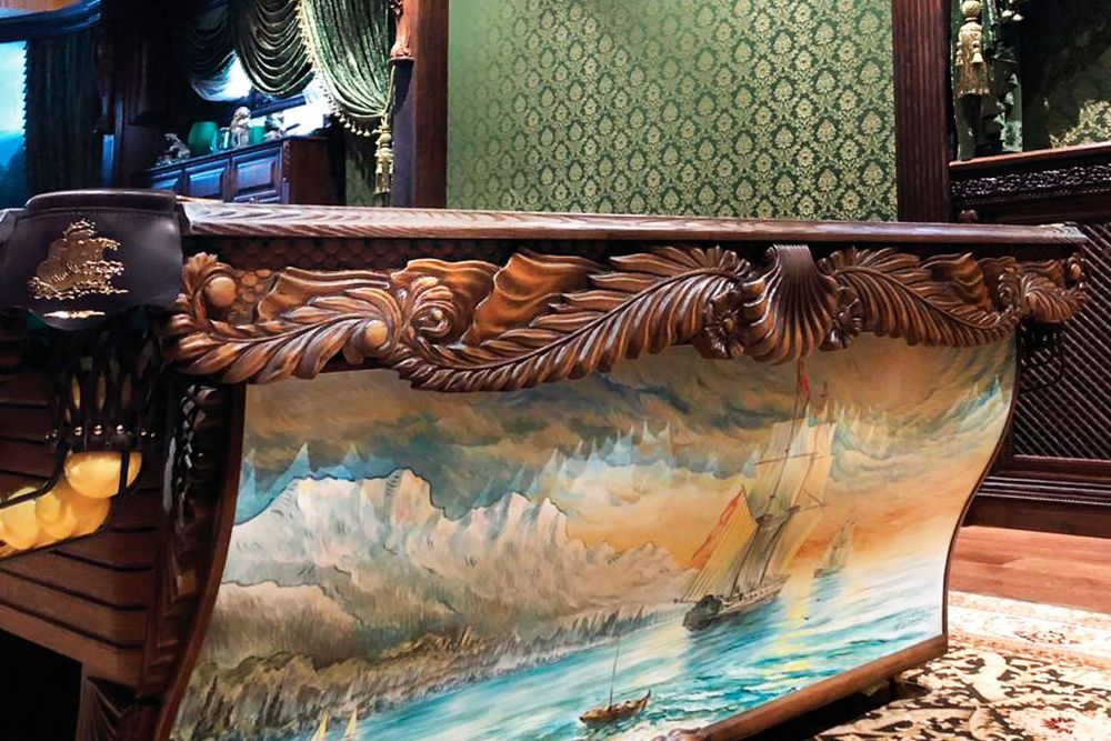 Морской 12 фт Пирамида Массив ясеня/клен Сланец Orero, 45 мм