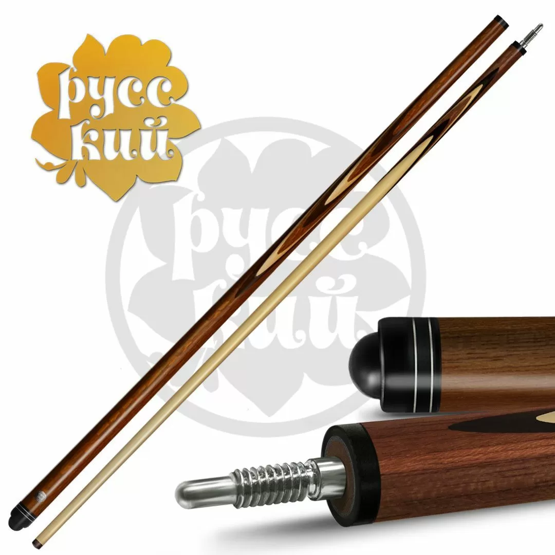 10-10-ПУЛ Кий "Классик 11-запильный" 2 РС, черн.граб/лайствуд(РК)