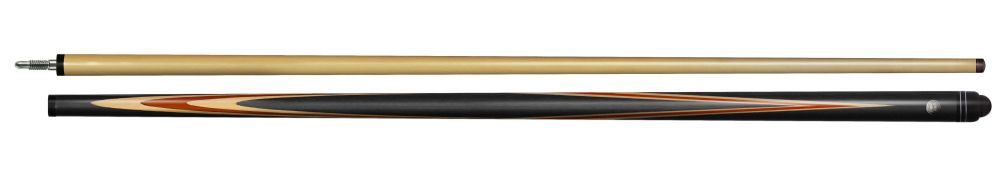 14-1-Р-П Кий "Практик 6 запилов" 2 РС, черный граб/падук(РК)