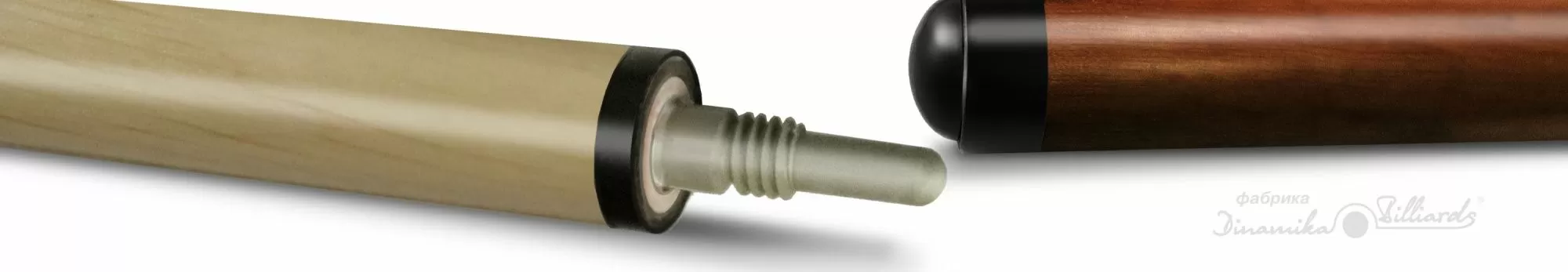 2-5-Пул Кий "Любительский" 2 РС, турняк-граб,цвет венге