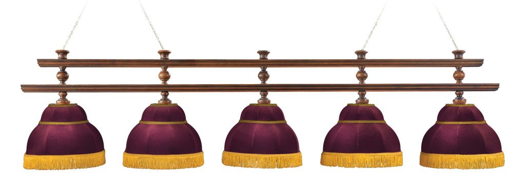 Лампа "Ливерпуль" 5пл. ясень