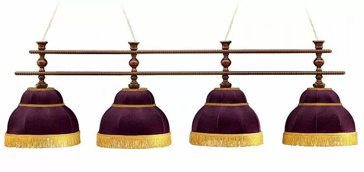 Лампа "Барон-Люкс" 4пл. ясень