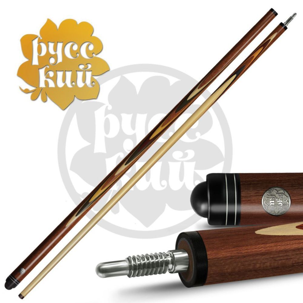 16-4-Р Кий "Классика 16-запилов" 2 РС, Попугай, ятоба/амарант/черн.граб/желт.граб(РК)