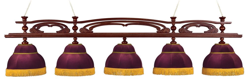 Лампа "Венеция" 5пл. ясень / клён