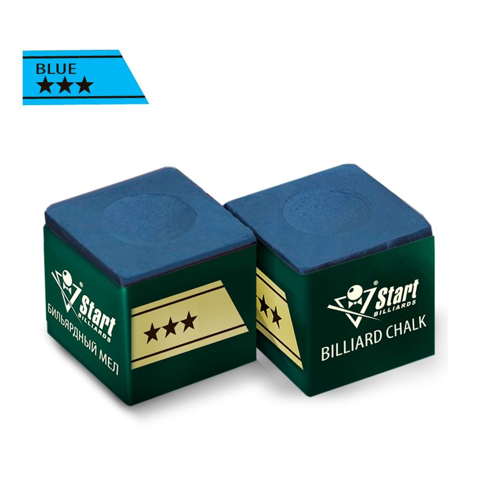 Мел Startbilliards 3 звезды синий (144шт)